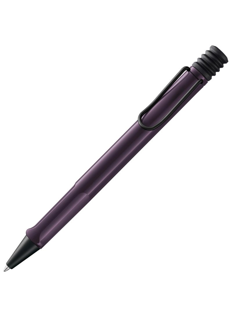 LAMY قلم حبر جاف سفاري طرف متوسط حبر أسود برميل بنفسجي بلاك بيري - Image 1