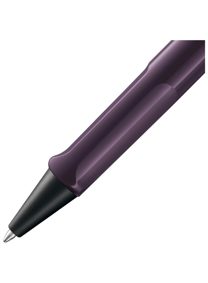 LAMY قلم حبر جاف سفاري طرف متوسط حبر أسود برميل بنفسجي بلاك بيري - Image 2