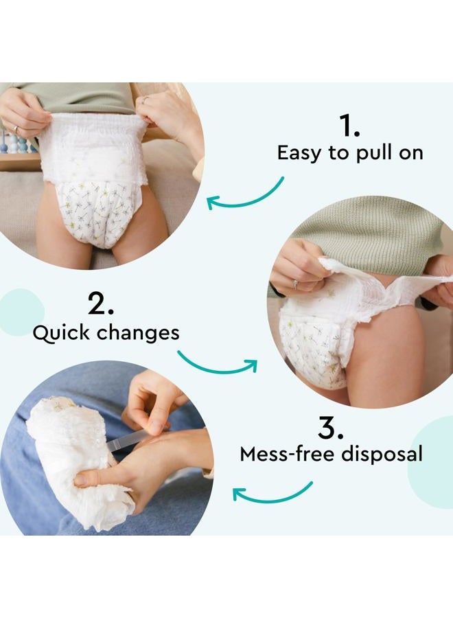 LILLYDOO Diaper Pants Toddlers - Size 6 (29+ lbs), Half-Monthly Supply (57 Count), Skin-Friendly, Ultrasoft, Chlorine-Free, Snug Fit & Absorbent Pull On Diapers - Image 5
