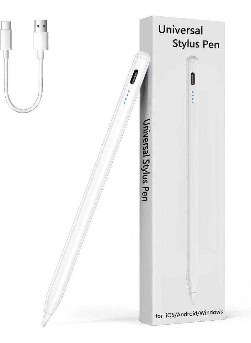 Stylus Pen for iPad Air (4th), Pen for iPad Pro 11 (1st&2nd&3rd) Generation, Compatible with iPad Pro 12.9 (3rd&4th&5th) generation - White - Image 1