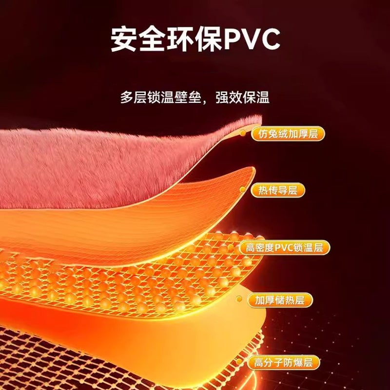 Machine Hall Plush Water Injection Water Bag Warm Hand Compress Belly Leak-Proof Portable Lasting Warm Water Bag - Image 3