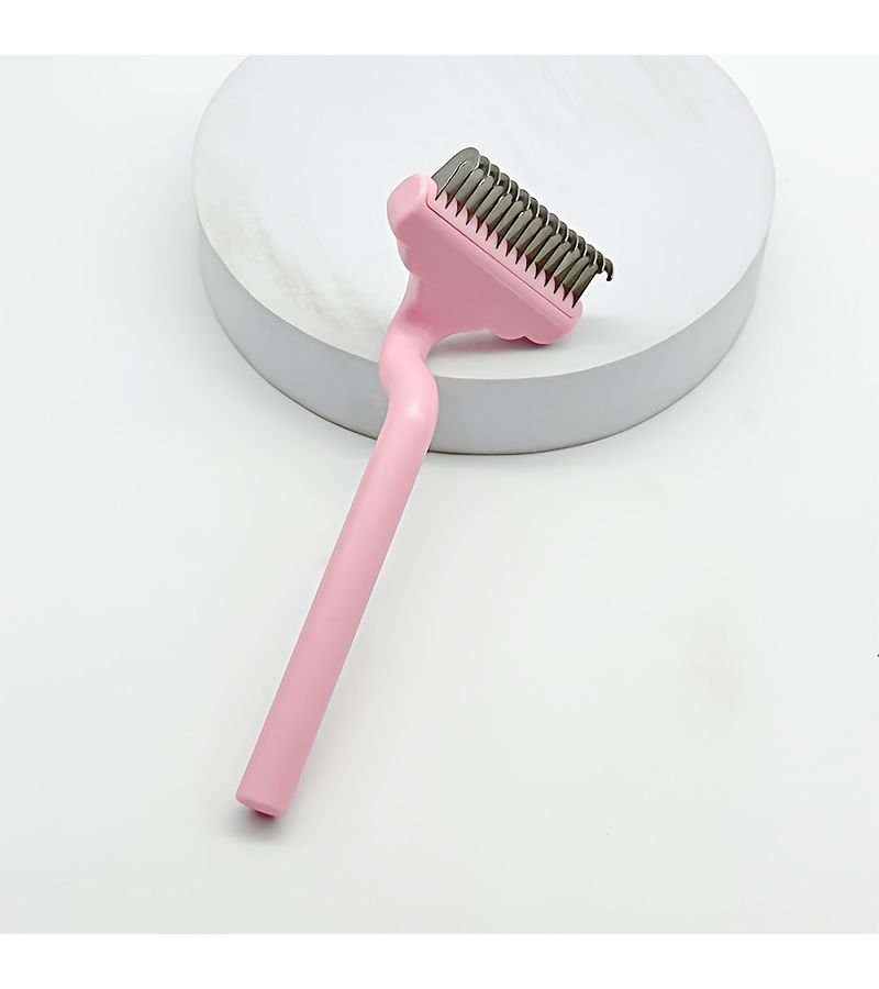 Pet Yellow Comb Dematting Comb For Cat Hair Removal Undercoat Floating Hair Brush - Image 3