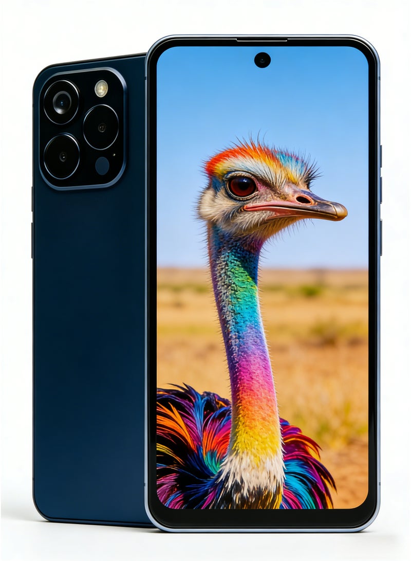 CCIT i16 Pro Max 5G Smartphone - 8GB RAM, 512GB ROM, 6.8" HD Screen, 6000mAh Battery - Deep Blue - Image 1