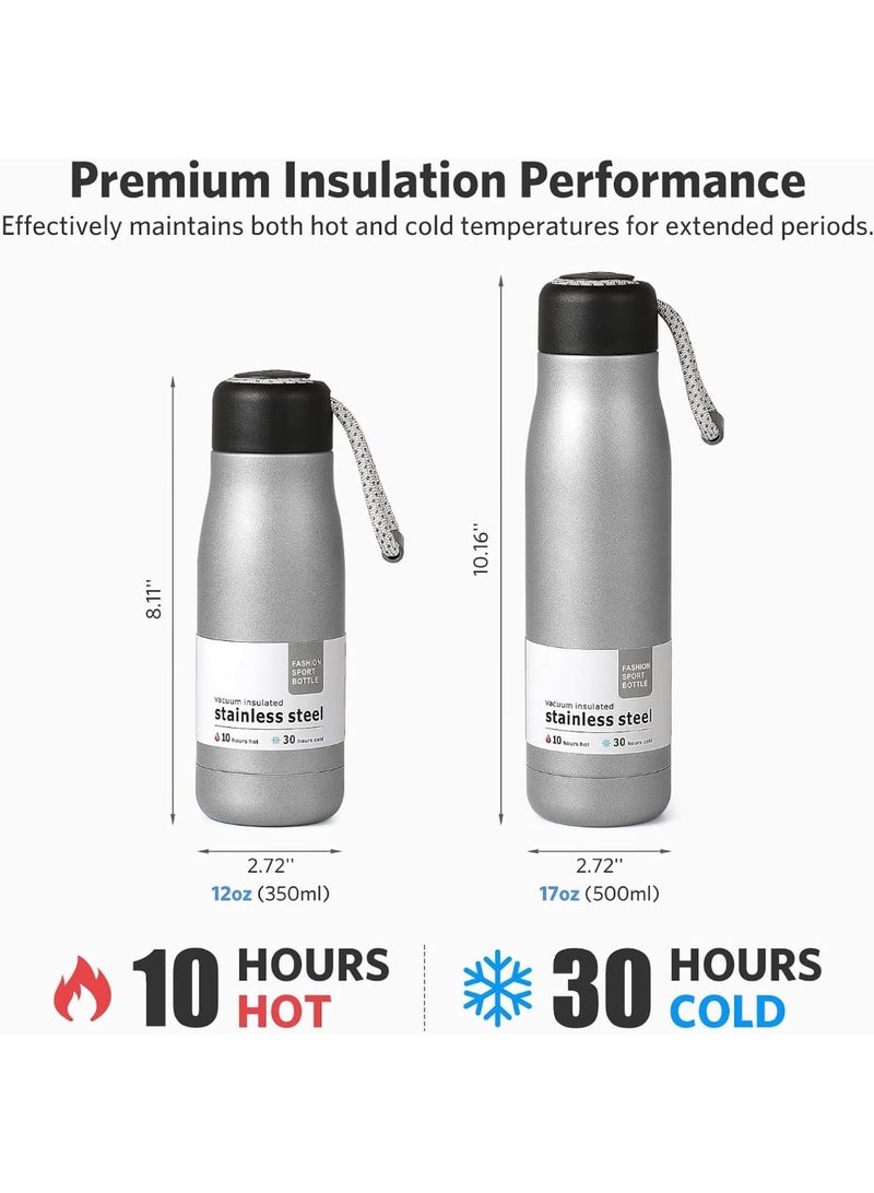 Stainless Steel Vacuum Insulated Water Bottle, 550ml, 10 Hours Hot/30 Hours Cold, Double-Walled Design - Image 4