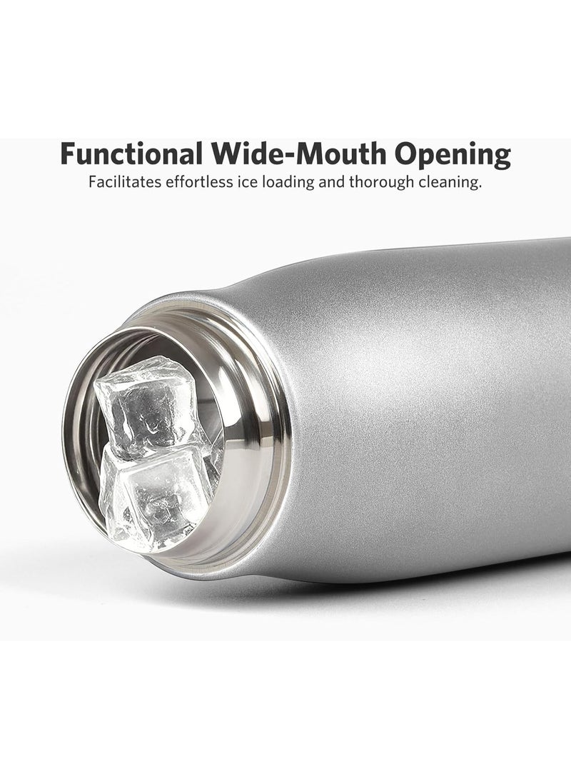 Stainless Steel Vacuum Insulated Water Bottle, 550ml, 10 Hours Hot/30 Hours Cold, Double-Walled Design - Image 3