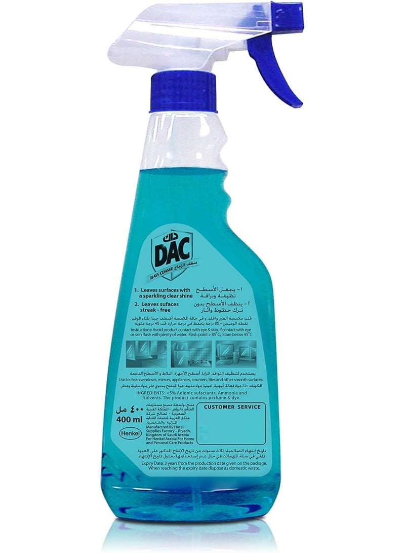 Dac Glass Cleaner Spray 400 ML - Image 5