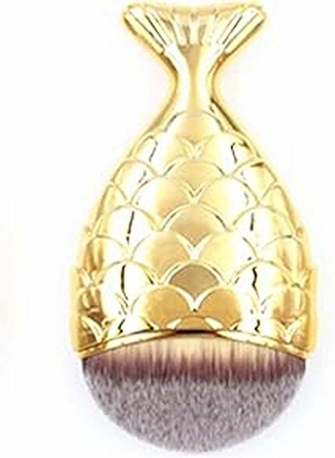 New single fish tail makeup brush beauty fish tail makeup brush fish-shaped small fish makeup brush