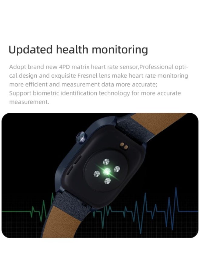 Mibro - T2 Calling Smart Watch, Bluetooth Calling, 105 modes, Double Strap - Deep Blue - Image 1