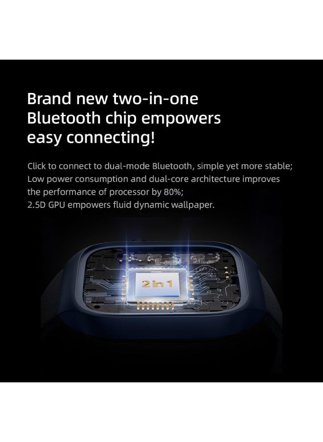 Mibro - T2 Calling Smart Watch, Bluetooth Calling, 105 modes, Double Strap - Deep Blue - Image 1