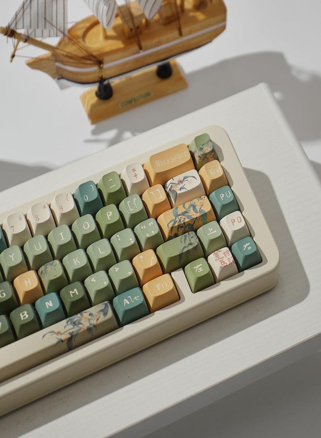 Sumgsn 156 Keys PBT Custom Keycaps URE Profile Dye Sub Keycap Set Fit for 60% 65% 75% 95% Cherry Mx Switches Mechanical Keyboard - Image 3