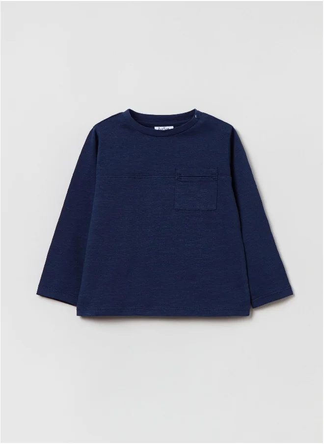او في اس Ovs Fagottino Long-Sleeved T-Shirt With Pocket