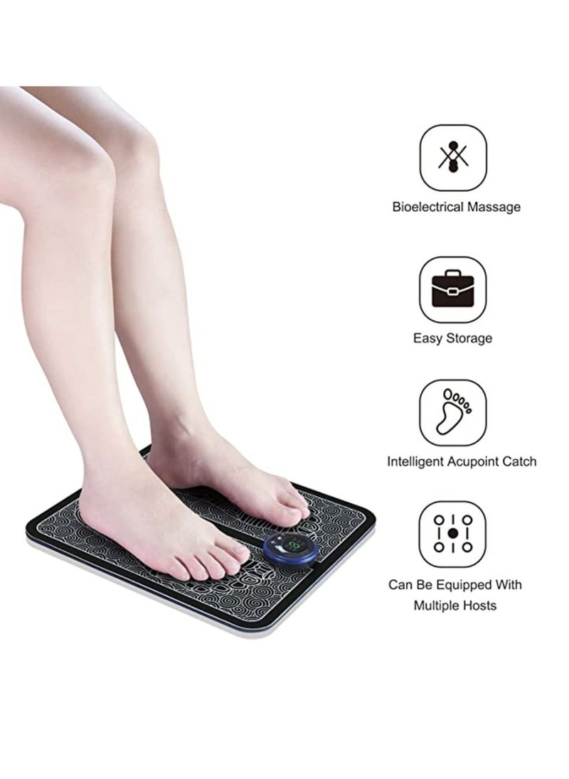 EMS Foot Massager Machine Folding Portable Electric Massage Mat Muscle Stimulator Electric Foot Massage For Men And Women  - Image 5