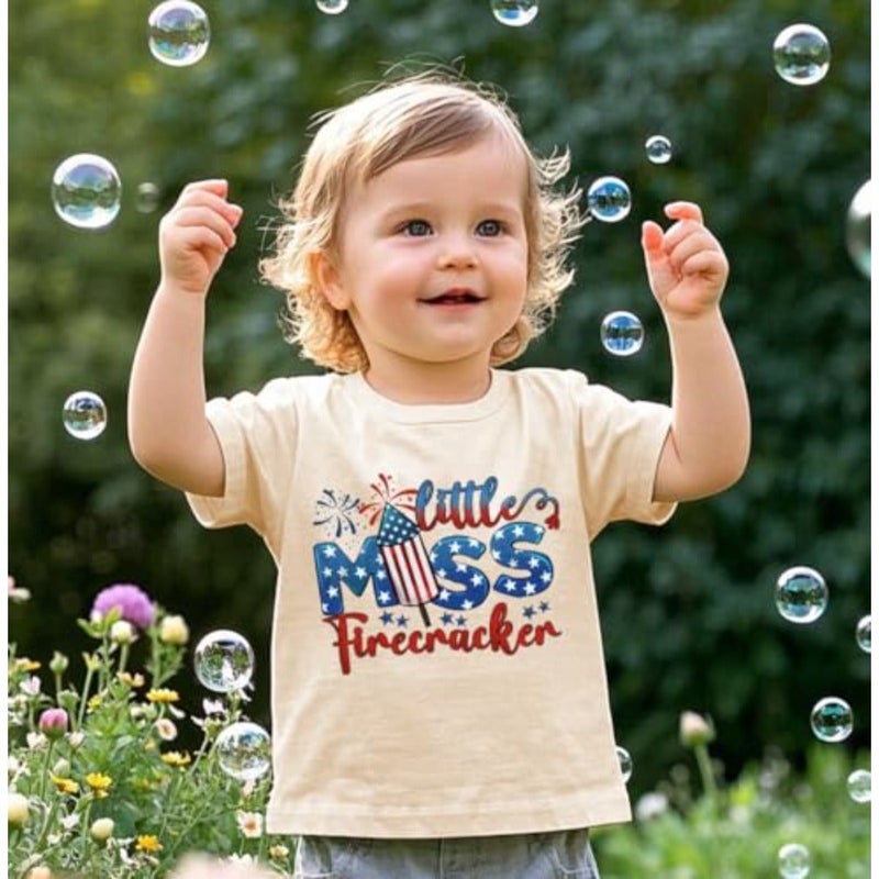 Boys Girls 4th of July Shirt American Flag T-Shirt Patriotic Independence Day Memorial Day Tops 2-7 Years - Image 5