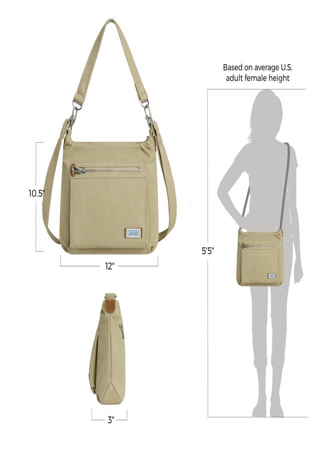 Travelon Heritage Anti-Theft Hobo, Natural - Image 4