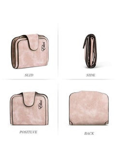 Elios Elios Compact Soft PU Leather Ladies Small Pocket Wallet RFID Blocking | Credit Card Holder |Organizer |Purse |Wallet for Women and Girls with 6 Card Slots (Pink)  - Image 4