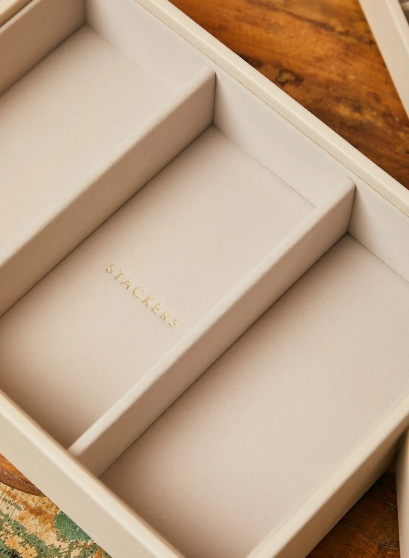 Stackers Oatmeal Set Of 3 Classic Jewellery Box