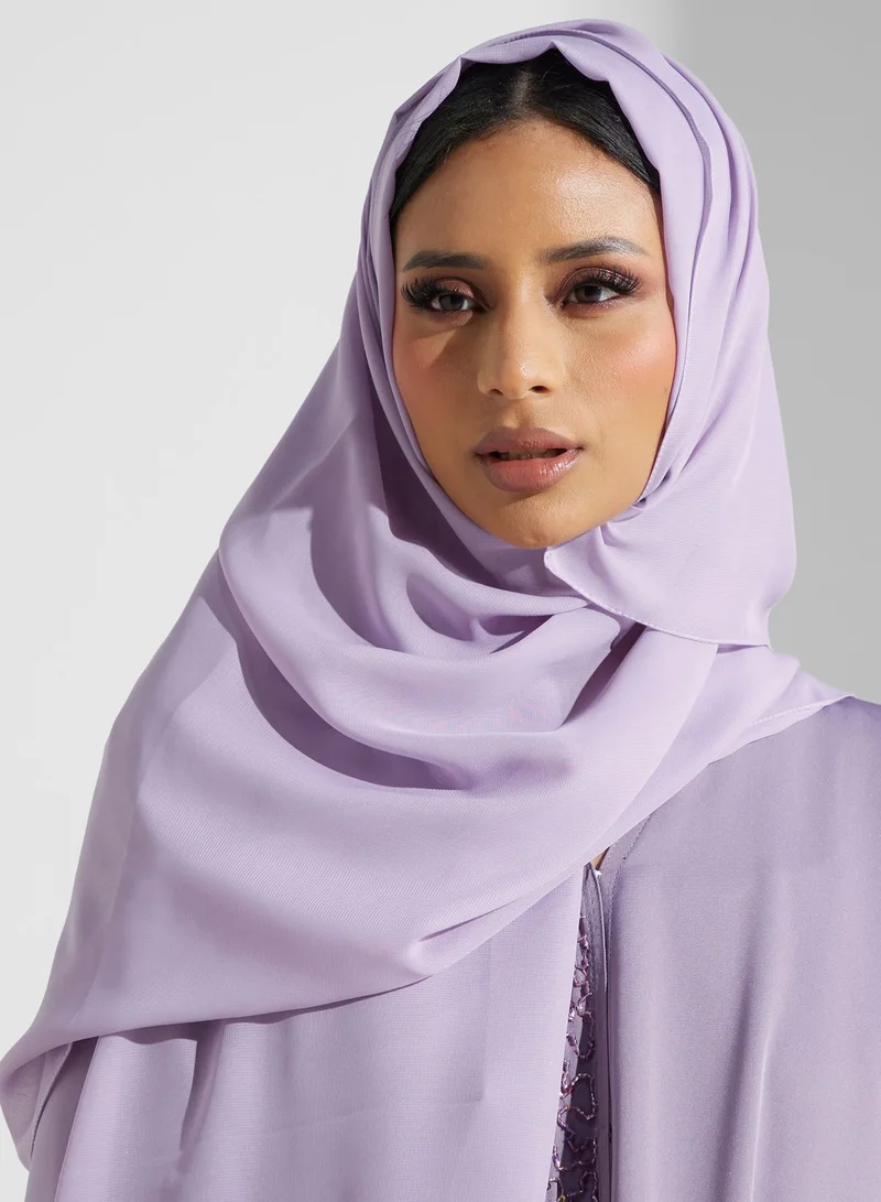 Khizana Embellished Detail Abaya With Sheila