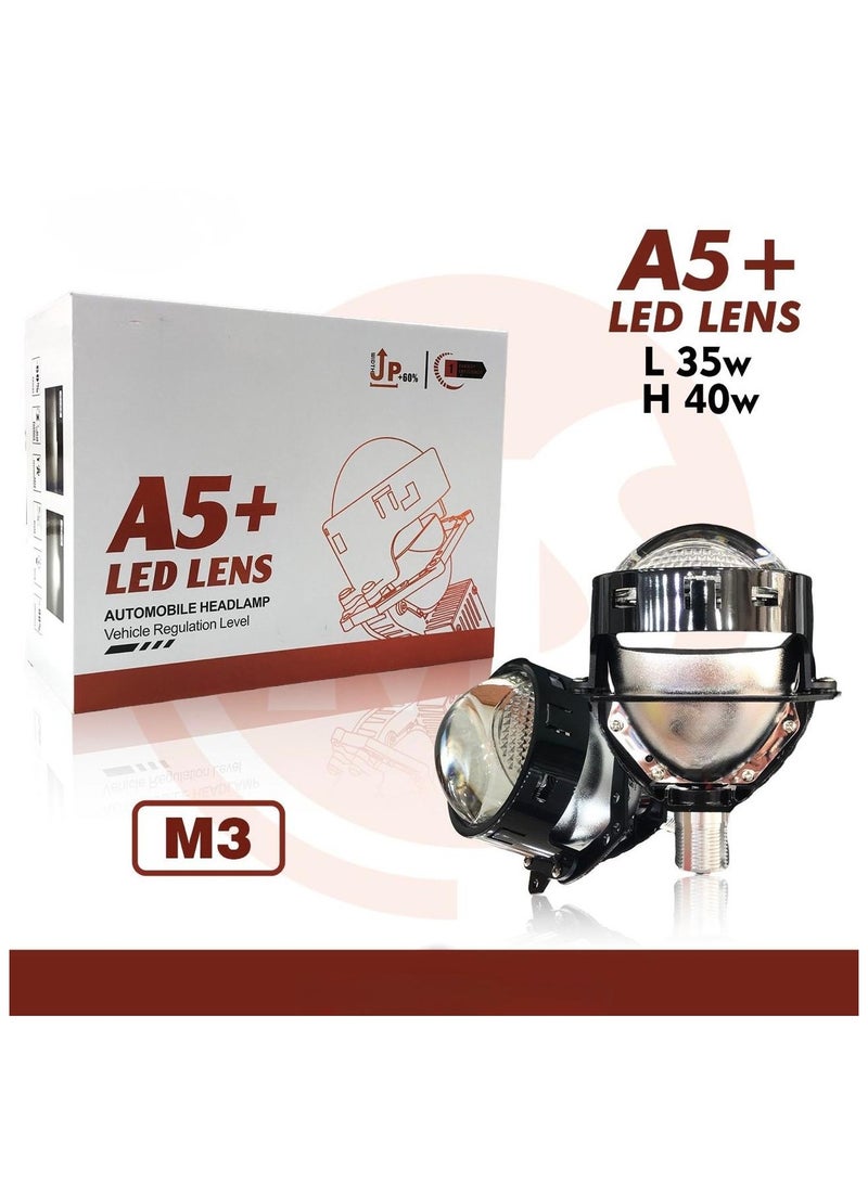 M3 LED Lens, 8000LM, 35W/40W, 6500K Colour Temperature, Energy Efficient Projector  - Image 1