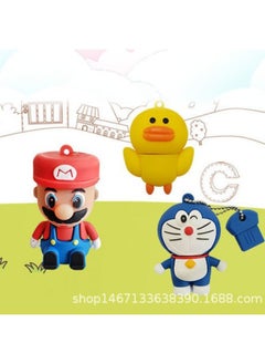 Generic Cute Doll U Disk Creative Mini Cartoon USB Enterprise Logo Bidding Gift U Disk PVC Soft Glue-Color:Mug Rabbit-Capacity:128GB  - Image 4