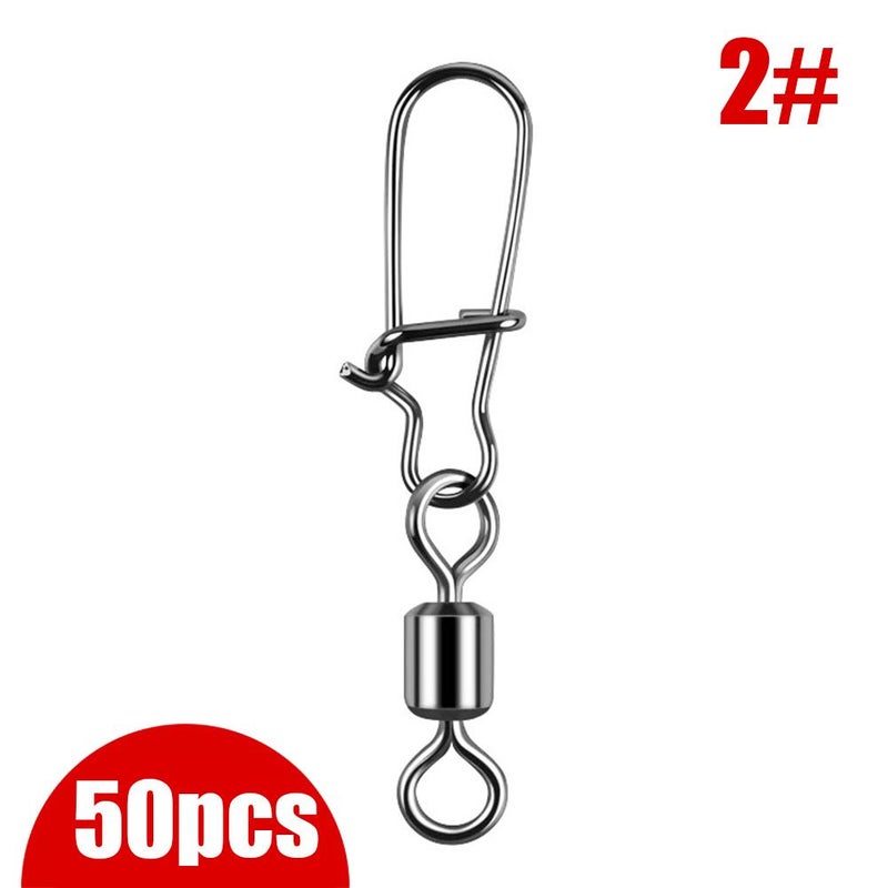 Wind Shark Lure Enhanced Pin Quick Connector High-Tension Figure-Eight Swivel American-Swivel Pin Fishing Tackle Accessories - Image 2
