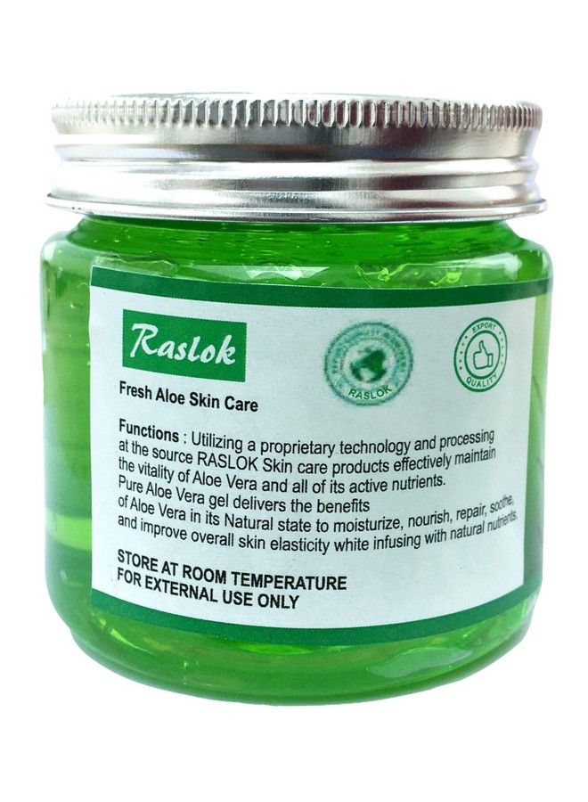 Raslok Aloe Vera Gel Pure Natural Organic Aloe Gel For Moisturizing Face Skin & Hair Care (Cucumber 7.76 Oz) - Image 4