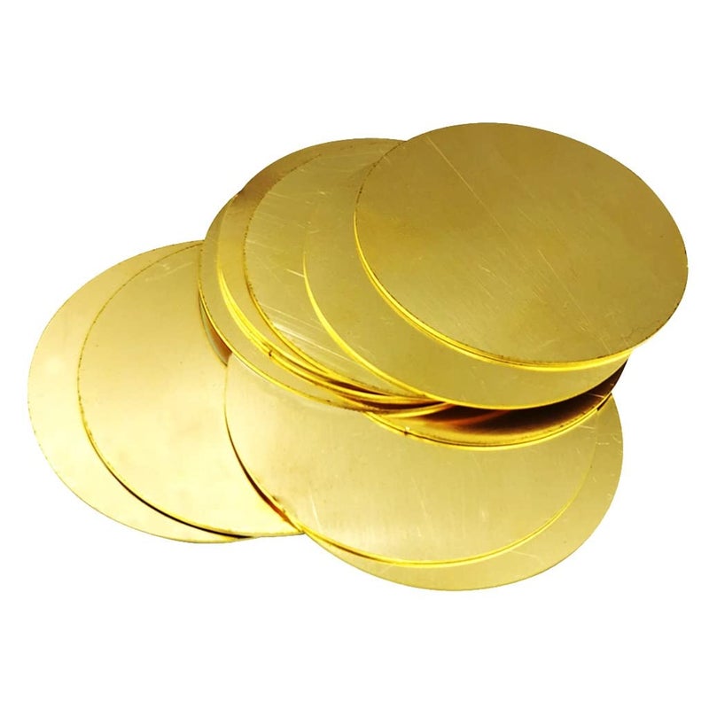 أقراص النحاس الأصفر H62 حشيات عالية القوة ومتينة 40x0 8mm 1 قطعة قطر من 20 مم إلى 200 مم - Image 3