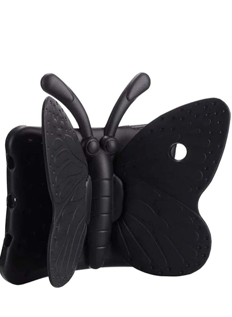 iPad 6th Generation Case for Kids, iPad 9.7 inch Case, Light Weight Shockproof EVA Foam Protective Tablet Stand Cover Holder for Apple iPad Air/Air 2 iPad 9.7 2017/2018 - Cute Butterfly,Black - Image 2
