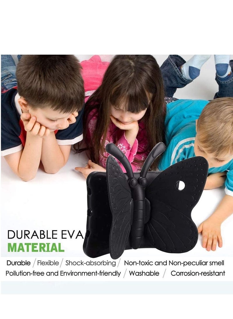 iPad 6th Generation Case for Kids, iPad 9.7 inch Case, Light Weight Shockproof EVA Foam Protective Tablet Stand Cover Holder for Apple iPad Air/Air 2 iPad 9.7 2017/2018 - Cute Butterfly,Black - Image 5