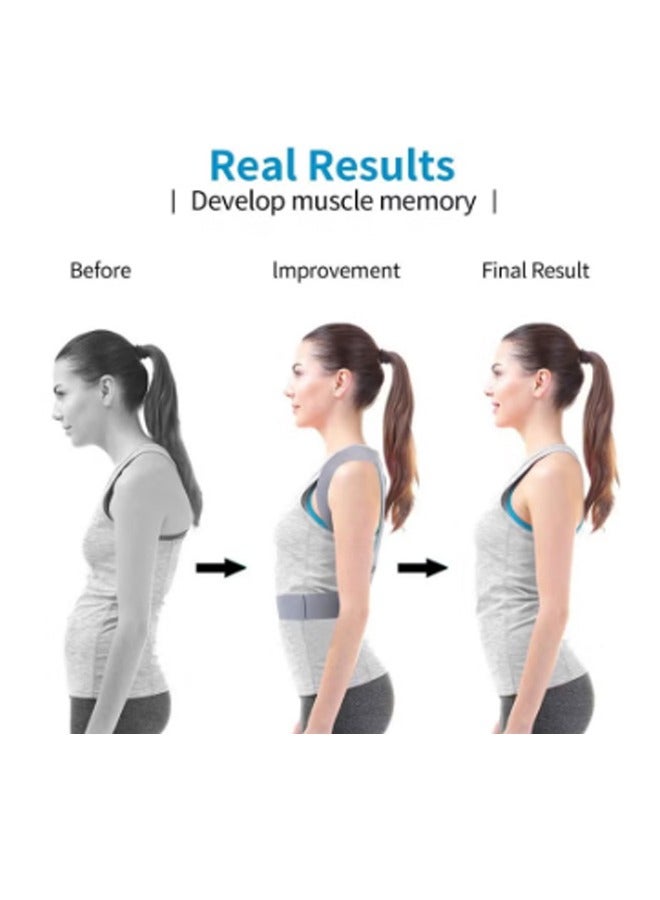 Adjustable Upper Back Brace for Support and Spinal Alignment, Providing Shoulder-Neck-Back Pain Relief Men and Women #L - Image 3