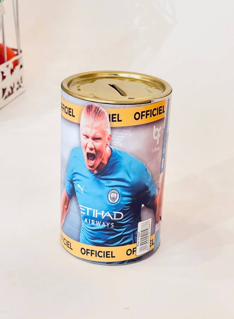 FUN MOMENT Metal Kids Coin Bank for Football Club Fans 12 x 7.5 cm - Image 2