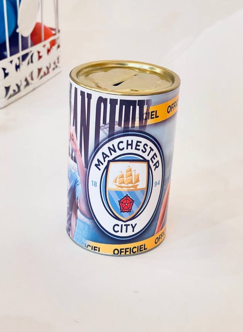 FUN MOMENT Metal Kids Coin Bank for Football Club Fans 12 x 7.5 cm - Image 3