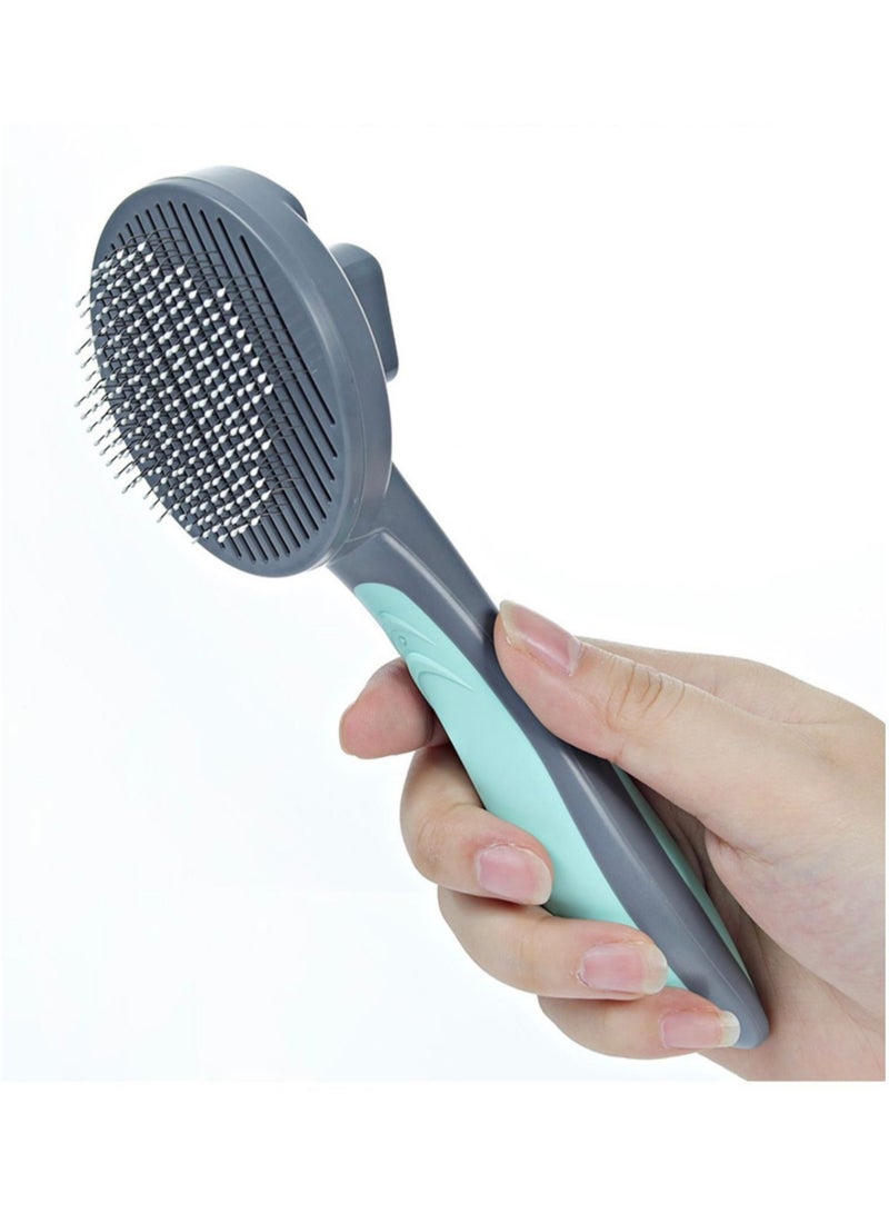 فرشاة تاوتوايتس للقطط ، فرشاة تسليط ناعمة للقطط ، تزيل الطبقة السفلية السائبة بلطف ، مع زر التنظيف الذاتي - Image 2