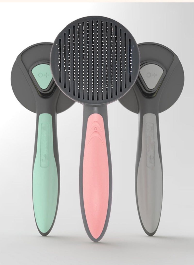 فرشاة تاوتوايتس للقطط ، فرشاة تسليط ناعمة للقطط ، تزيل الطبقة السفلية السائبة بلطف ، مع زر التنظيف الذاتي - Image 1