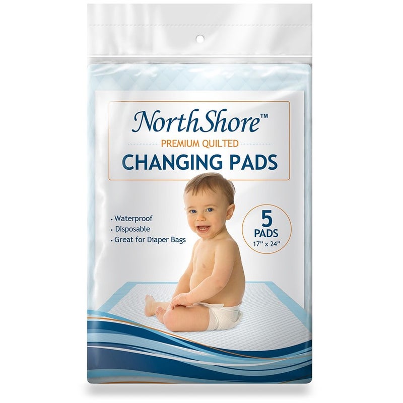NorthShore NorthShore Premium Quilted Baby Changing Pads 5 Ct 