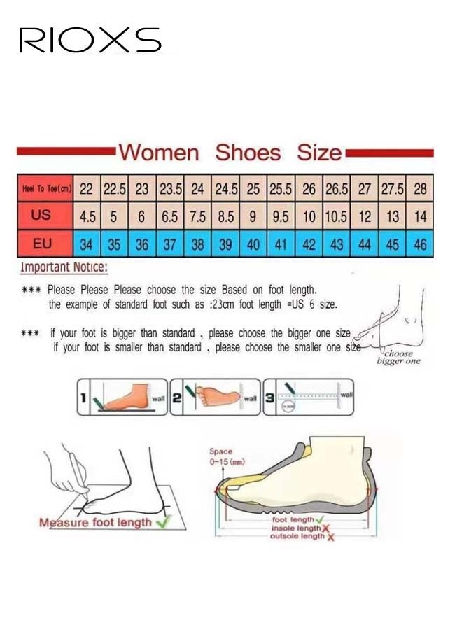 RIOXS Women's Fashion Slippers Anti-Slip Beach Sandals Comfortable Soft Sole Flat Sandals for Indoor and Outdoor Use  - Image 5