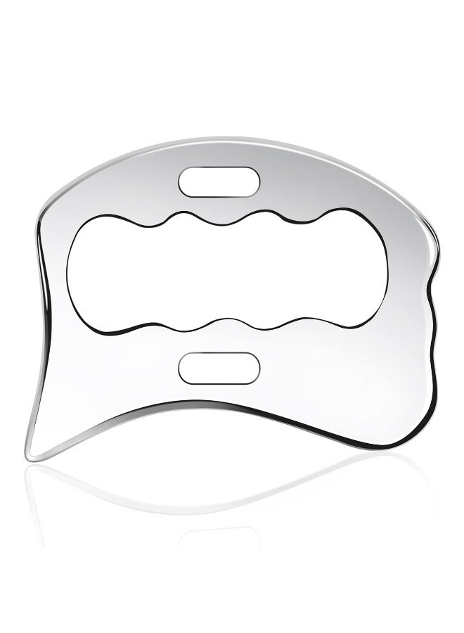 الفولاذ المقاوم للصدأ أدوات غوا شا-أداة تدليك كشط لتعبئة الأنسجة الناعمة,العلاج الطبيعي للظهر والساقين والأذراع - Image 1