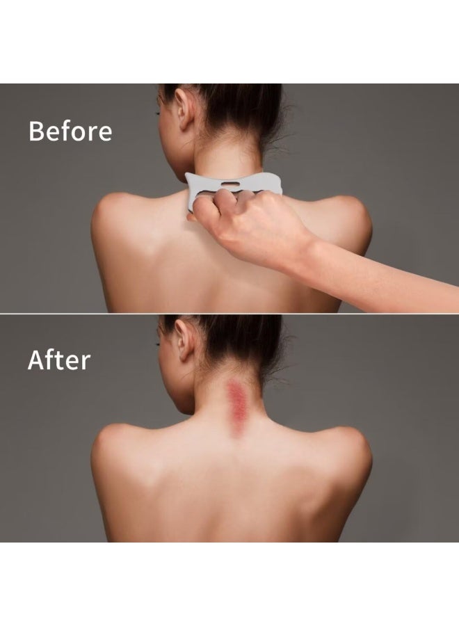 الفولاذ المقاوم للصدأ أدوات غوا شا-أداة تدليك كشط لتعبئة الأنسجة الناعمة,العلاج الطبيعي للظهر والساقين والأذراع - Image 5