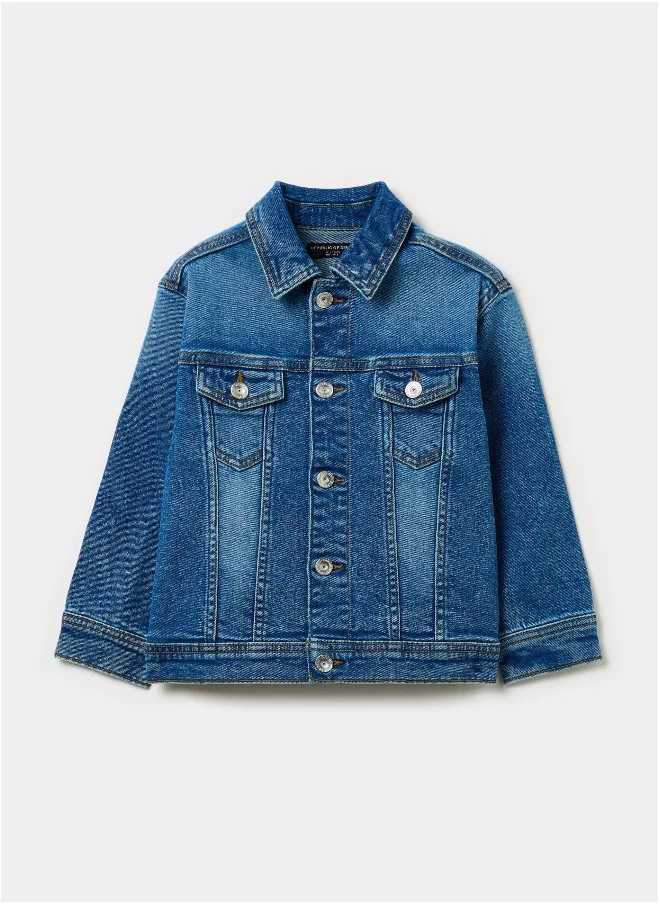 او في اس Denim jacket
