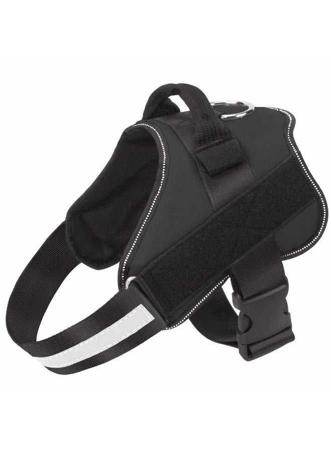Bolux Dog Harness No Pull Reflective Adjustable Pet Vest with Handle for Outdoor Walking- No More Pulling, Tugging or Choking(Black,S) - Image 1