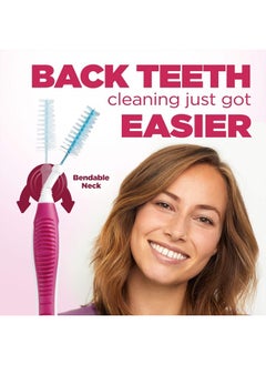 Gum Proxabrush Go-Betweens - Moderate - Interdental Brushes - Soft Bristled Dental Picks for Plaque Removal & Gum Health - Safe for Braces & Dental Devices, 10ct (6pk)  - Image 5