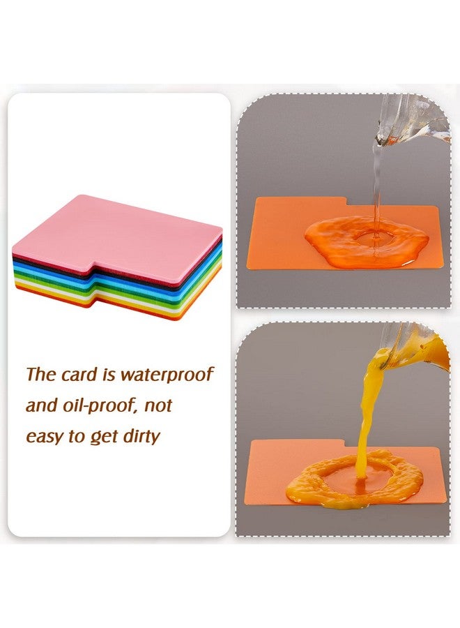 Zomiboo Horizontal Trading Card Dividers, Plastic Divider Cards, Colored Card Separators with Tabs, Card Dividers for Sport Game Playing Cards, 3 x 3.8 inch (50) - Image 3