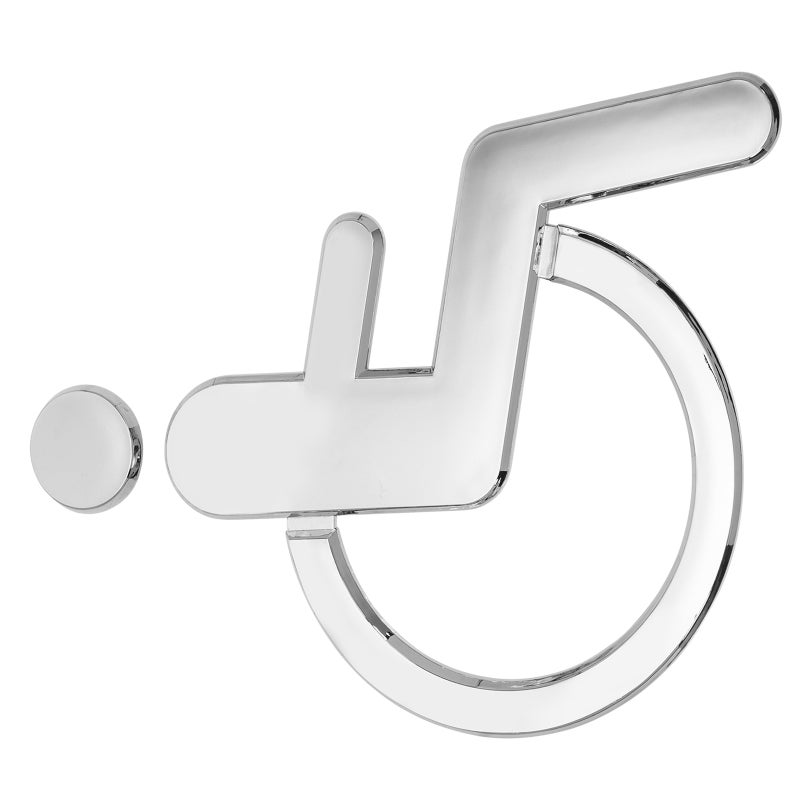 Disabled Toilet Sign ABS Restroom Sign for Disabled People - Image 4