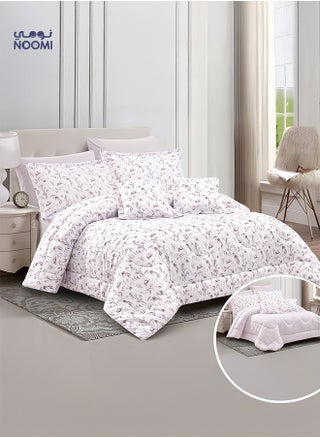 White with light pink