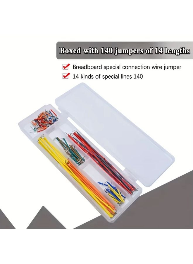 140pcs U Shaped Solderless Breadboard Jumper Wire Kit For Arduino And Raspberry Pi - Image 3