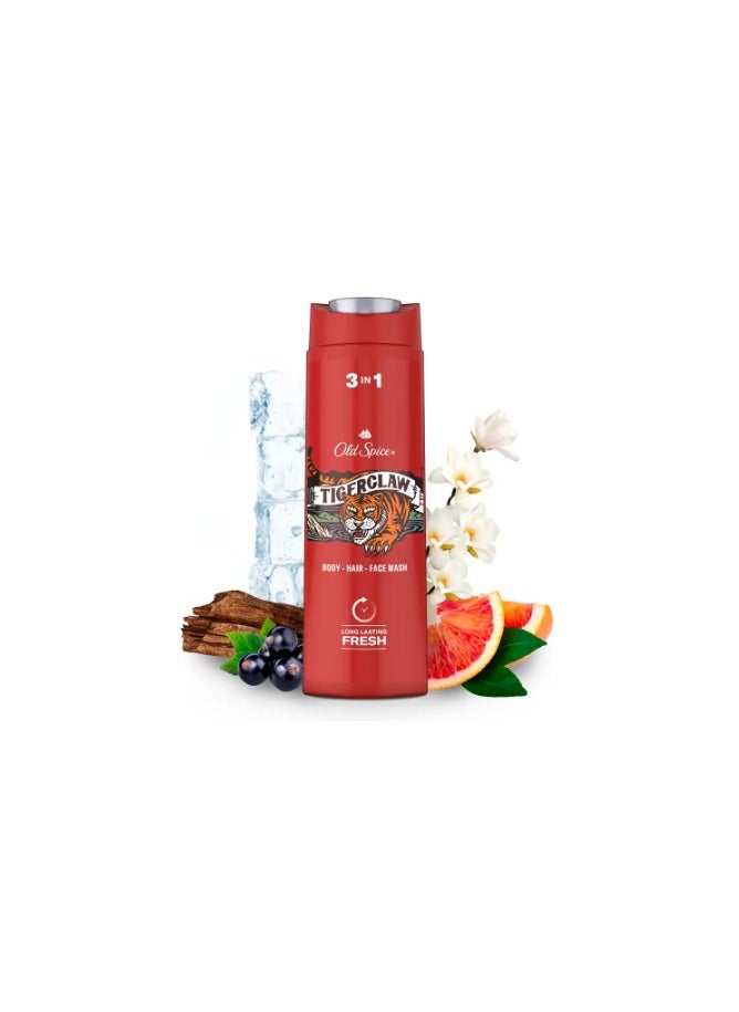 Old Spice Tiger Claw Shower Gel 400ml  - Image 1