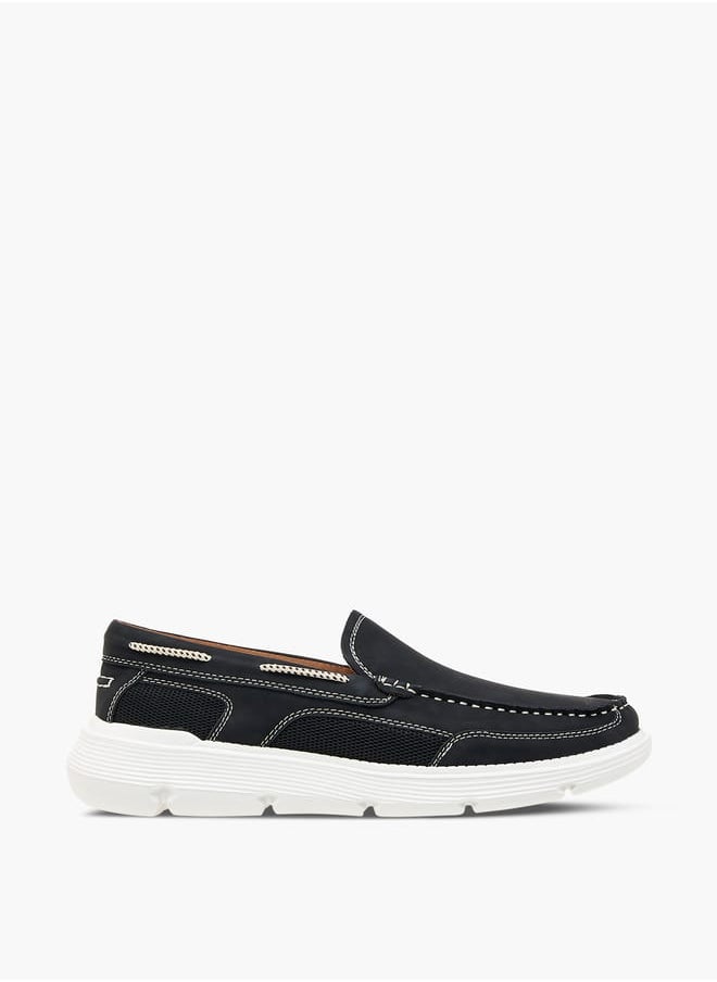 LBL by Shoexpress Men's Textured Slip-On Loafers  - Image 3
