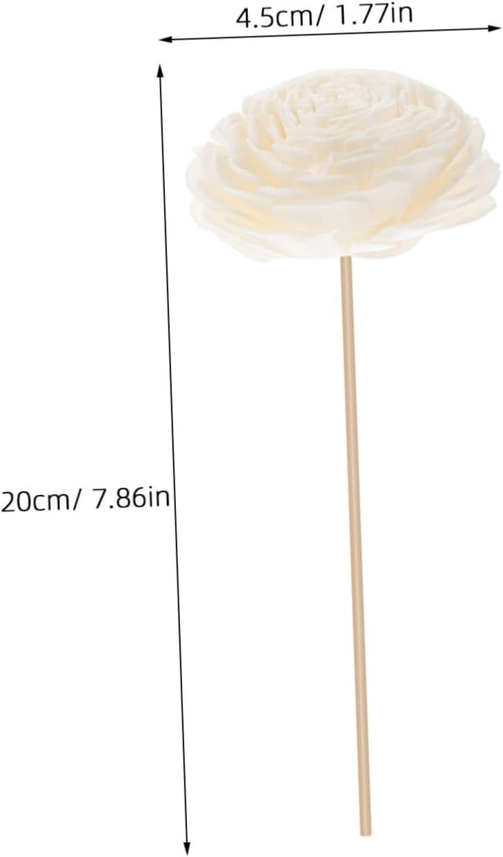 أموسفون (Amosfun)، 3 قطع من زينة الزهور المجففة مع نبات علاج طبيعي بالعطور، مصنوعة من مواد طبيعية لتحسين الأجواء وامتصاص الروائح. - Image 2