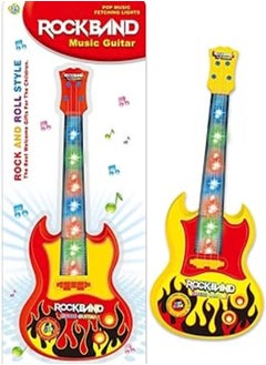 VGRASSP 4 String Stylish Musical Toy 15" Rock Band Music Guitar for Children, Kids Handheld Best Toy Gift with Light for Girls & Boys, Color as per Stock - pzsku/Z9692129C012310933E90Z/45/_/1718536105/a1f0f5ab-144c-45e3-83a3-a0b715681525