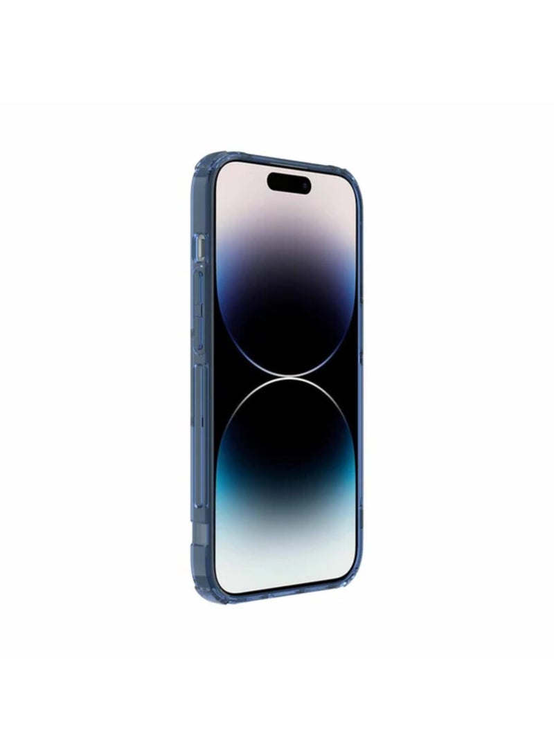 Nillkin Nillkin High Quality Nature TPU Pro Case For Apple iPhone 15 Pro Max Blue  - Image 4