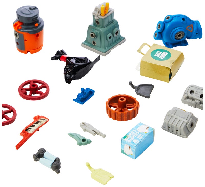 HEXBUG JUNKBOTS Factory Collection Industrial Dumpster, Surprise Toys in Every Box LOL with Boys and Girls, Alien Powered Toys for Kids, 60+ Pieces of Action Construction Figures, for Ages 5 and Up - Image 4